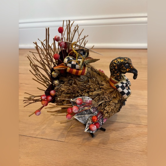 MacKenzie-Childs Harvest Turkey small brand new in box - Picture 8 of 15